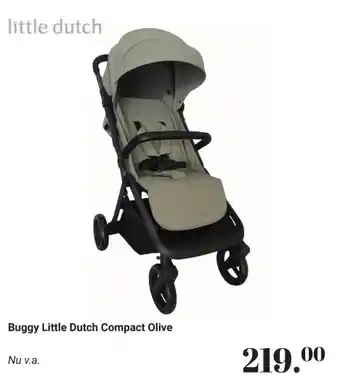 Van Asten BabySuperstore Buggy Little Dutch Compact Olive aanbieding