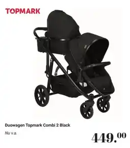 Van Asten BabySuperstore Duowagen Topmark Combi 2 Black aanbieding