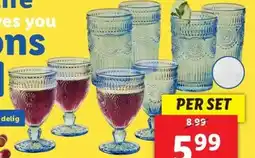 Lidl Water- of wijnglazen aanbieding