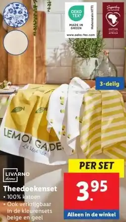 Lidl Theedoekenset aanbieding