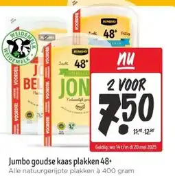 Jumbo Jumbo goudse kaas plakken 48+ aanbieding