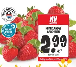 Jumbo NEDERLANDSE AARDBEIEN aanbieding