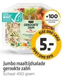 Jumbo Jumbo maaltijdsalade gerookte zalm aanbieding