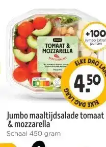 Jumbo Jumbo maaltijdsalade tomaat & mozzarella' aanbieding