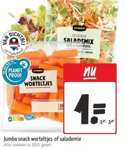 Jumbo Jumbo snack worteltjes of salademix aanbieding