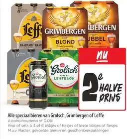 Jumbo Alle speciaalbieren van Grolsch, Grimbergen of Leffe aanbieding