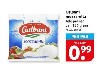 Hoogvliet Galbani mozzarella aanbieding