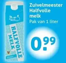 Hoogvliet Zuivelmeester Halfvolle melk aanbieding