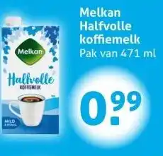 Hoogvliet Melkan Halfvolle koffiemelk aanbieding