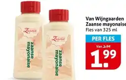 Hoogvliet Van Wijngaarden Zaanse mayonaise aanbieding