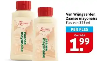 Hoogvliet Van Wijngaarden Zaanse mayonaise aanbieding