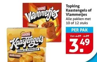 Hoogvliet Topking Kaastengels of Vlammetjes aanbieding