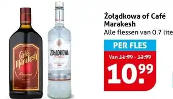 Hoogvliet Żołądkowa of Café Marakesh aanbieding