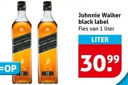 Hoogvliet Johnnie Walker black label aanbieding