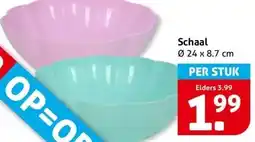 Hoogvliet Schaal aanbieding
