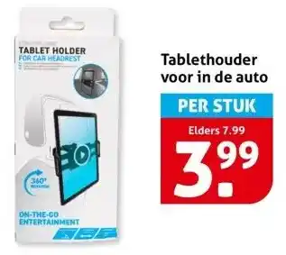 Hoogvliet Tablethouder voor in de auto aanbieding