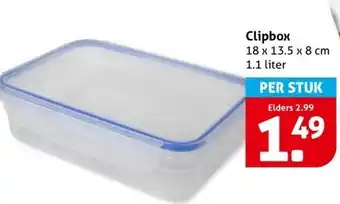 Hoogvliet Clipbox aanbieding