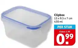 Hoogvliet Clipbox aanbieding