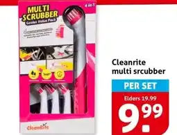 Hoogvliet Cleanrite multi srcubber aanbieding