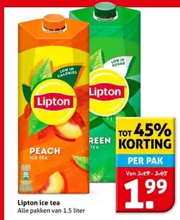 Hoogvliet Lipton ice tea aanbieding