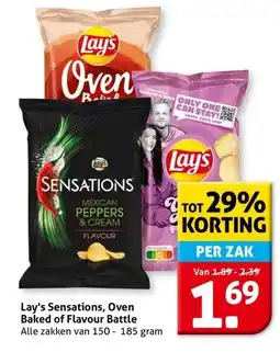 Hoogvliet Lay's Sensations, Oven Baked of Flavour Battle aanbieding