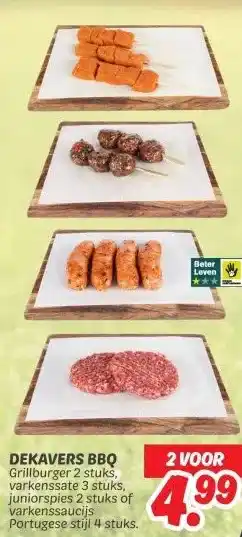 Dekamarkt DEKAVERS BBQ aanbieding