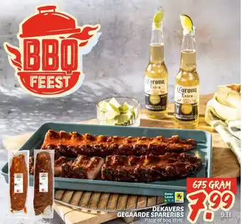 Dekamarkt DEKAVERS GEGAARDE SPARERIBS aanbieding