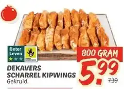 Dekamarkt DEKAVERS SCHARREL KIPWINGS aanbieding
