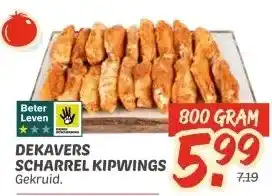 Dekamarkt DEKAVERS SCHARREL KIPWINGS aanbieding