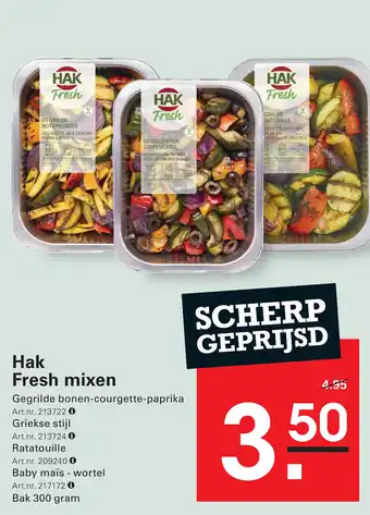Sligro Hak Fresh mixen aanbieding