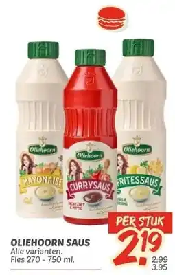 Dekamarkt OLIEHOORN SAUS aanbieding