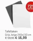 Dekamarkt Tafellaken. aanbieding