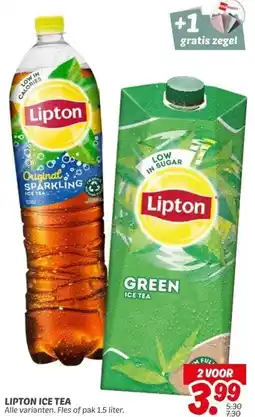 Dekamarkt LIPTON ICE TEA aanbieding