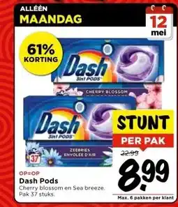 Vomar Voordeelmarkt Dash Pods aanbieding