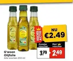 Vomar Voordeelmarkt G'woon Olijfolie aanbieding