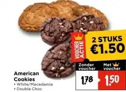 Vomar Voordeelmarkt American Cookies aanbieding