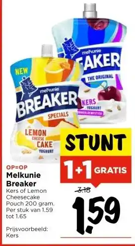 Vomar Voordeelmarkt Melkunie Breaker aanbieding