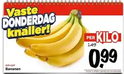 Vomar Voordeelmarkt Bananen aanbieding