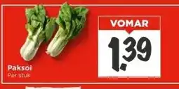 Vomar Voordeelmarkt Paksoi aanbieding