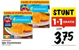 Vomar Voordeelmarkt DIEPVRIES Iglo Visschnitzels aanbieding