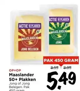 Vomar Voordeelmarkt Maaslander 50+ Plakken aanbieding