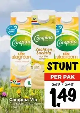 Vomar Voordeelmarkt Campina Vla aanbieding
