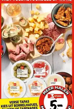Vomar Voordeelmarkt VAST VOLUMEVOORDEEL OP TAPAS aanbieding