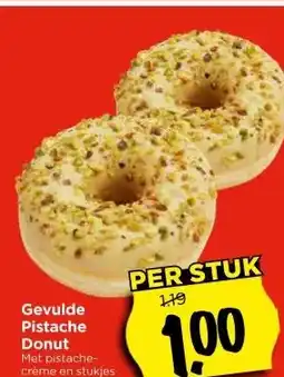 Vomar Voordeelmarkt Gevulde Pistache Donut aanbieding