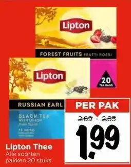 Vomar Voordeelmarkt Lipton Thee aanbieding