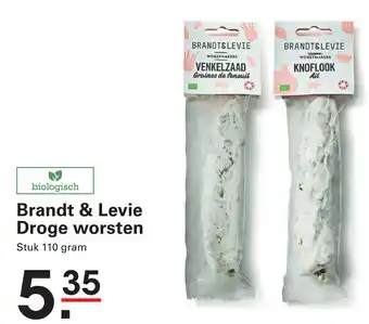 Sligro Brandt & Levie Droge worsten aanbieding