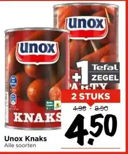 Vomar Voordeelmarkt Unox Knaks aanbieding