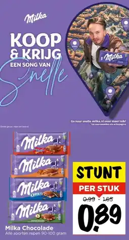 Vomar Voordeelmarkt Milka Chocolade aanbieding