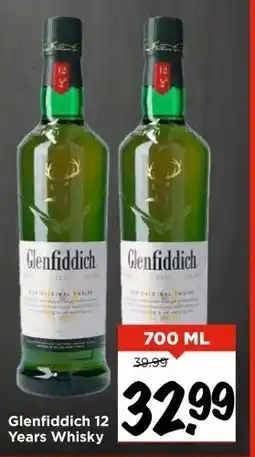 Vomar Voordeelmarkt Glenfiddich 12 Years Whisky aanbieding