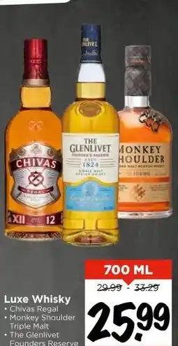 Vomar Voordeelmarkt Luxe Whisky aanbieding